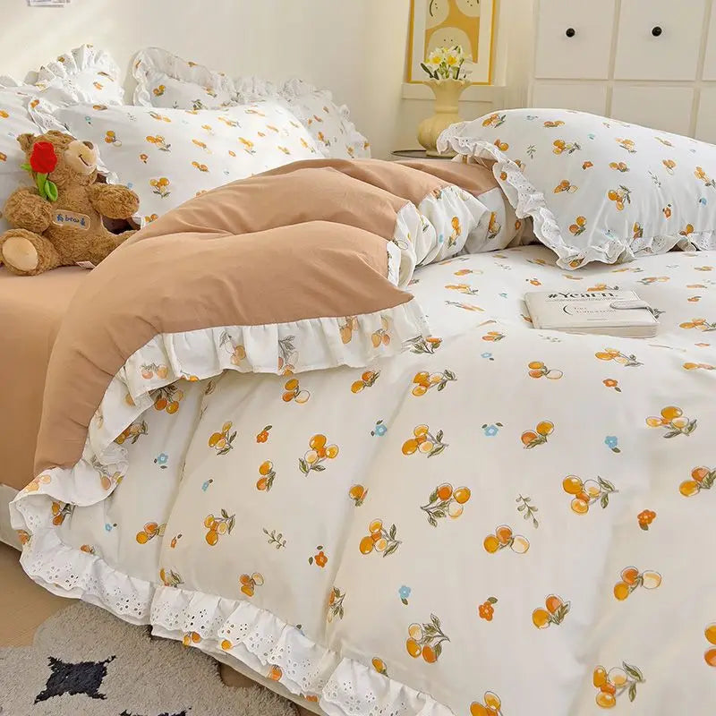 Korean Princess Style Bedding Set