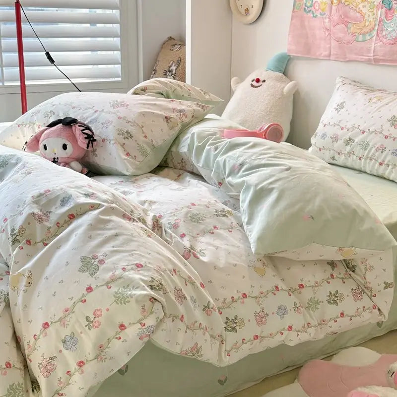 Cute Bear Duvet Cover Bedding Set