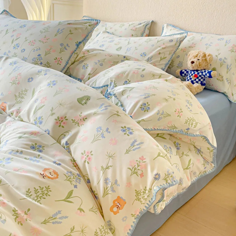 Pastoral Floral Bedding Set