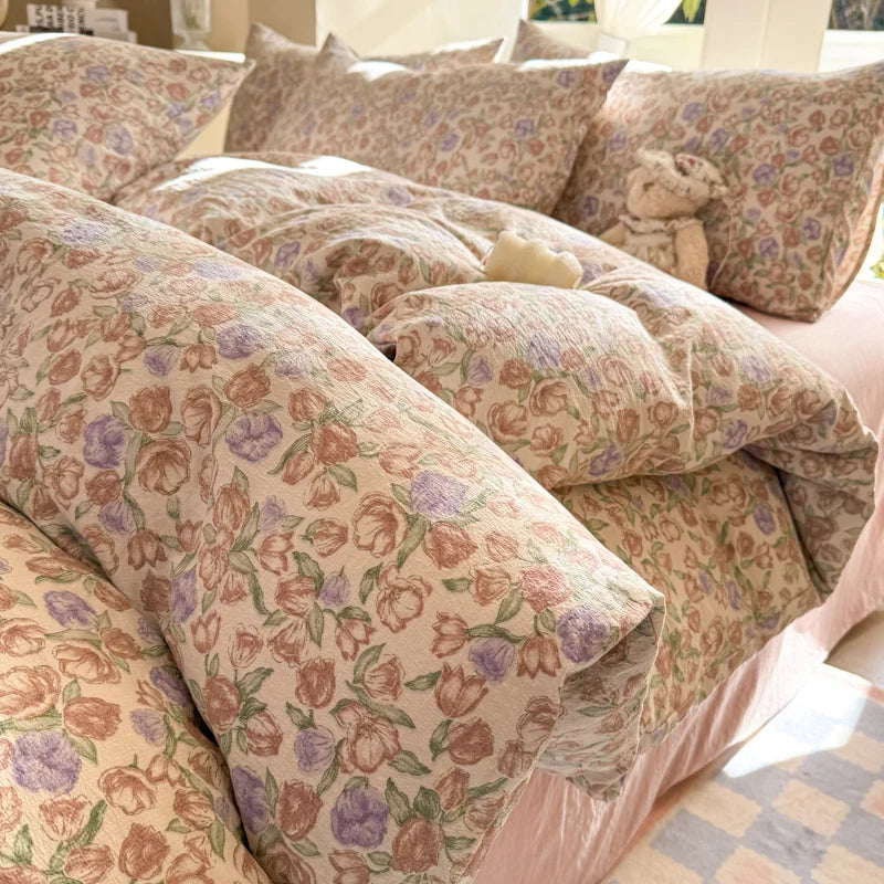Kawaii Bow Bedding Set