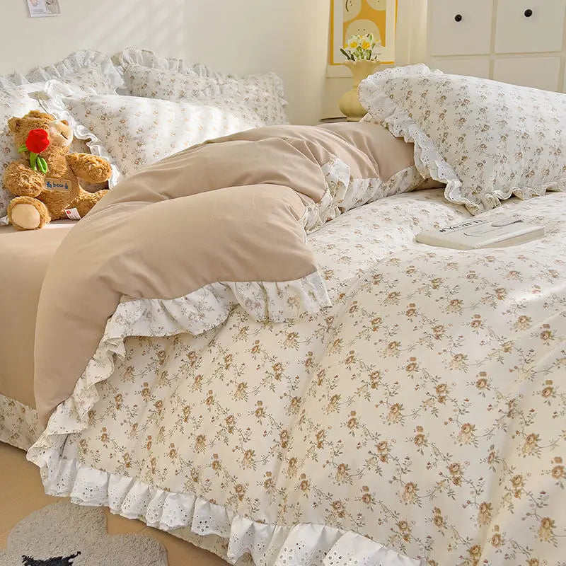 Korean Princess Style Bedding Set