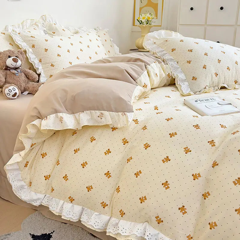 Korean Princess Style Bedding Set