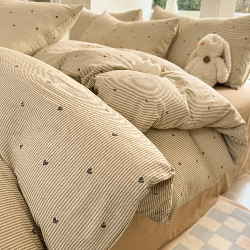 Kawaii Bow Bedding Set