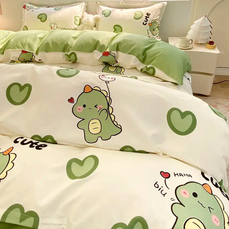 Cute Bear Duvet Cover Bedding Set