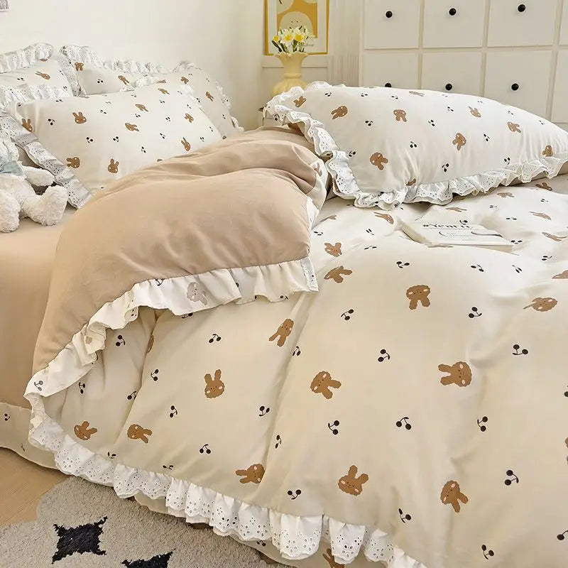 Korean Princess Style Bedding Set