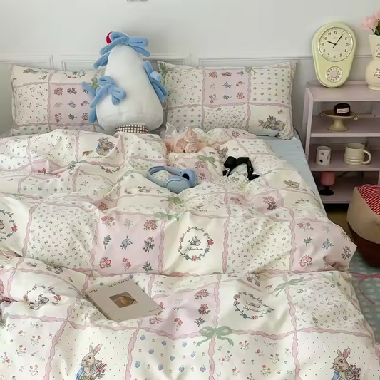 Aesthetic Pinterest Vibe Floral Bedding Set