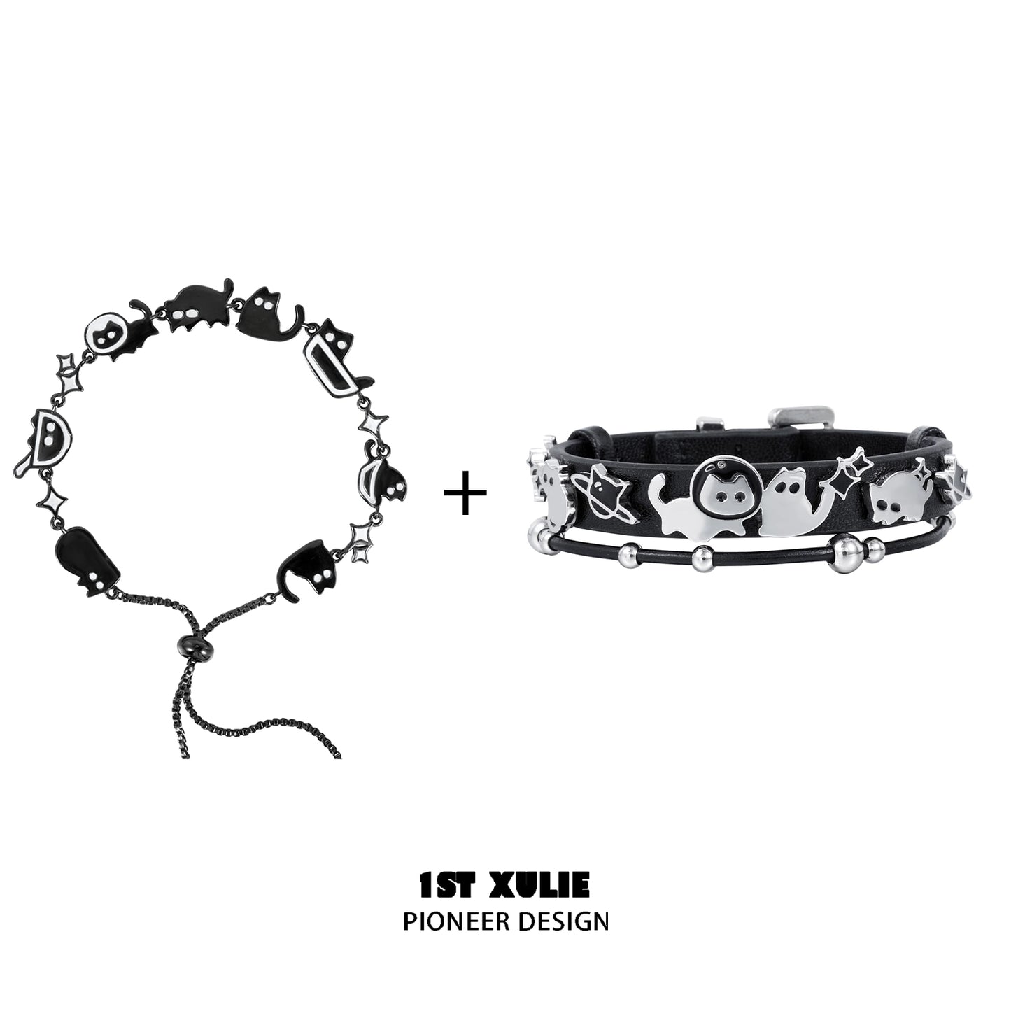 1ST XULIE Night Owl Cat Bracelet