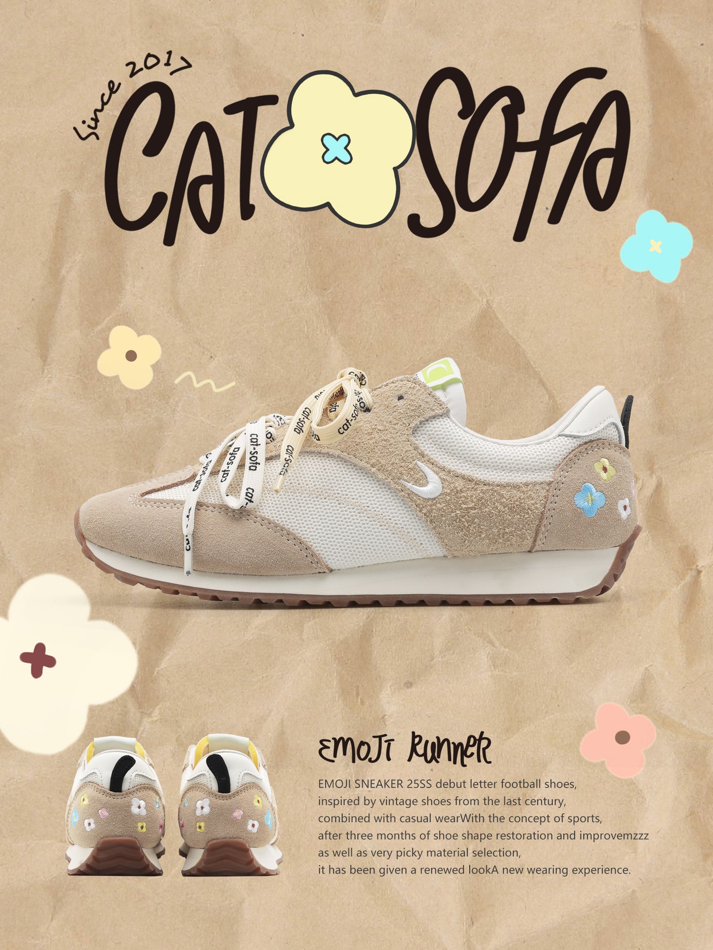 Cat&Sofa Daffodil Outdoor Sneakers