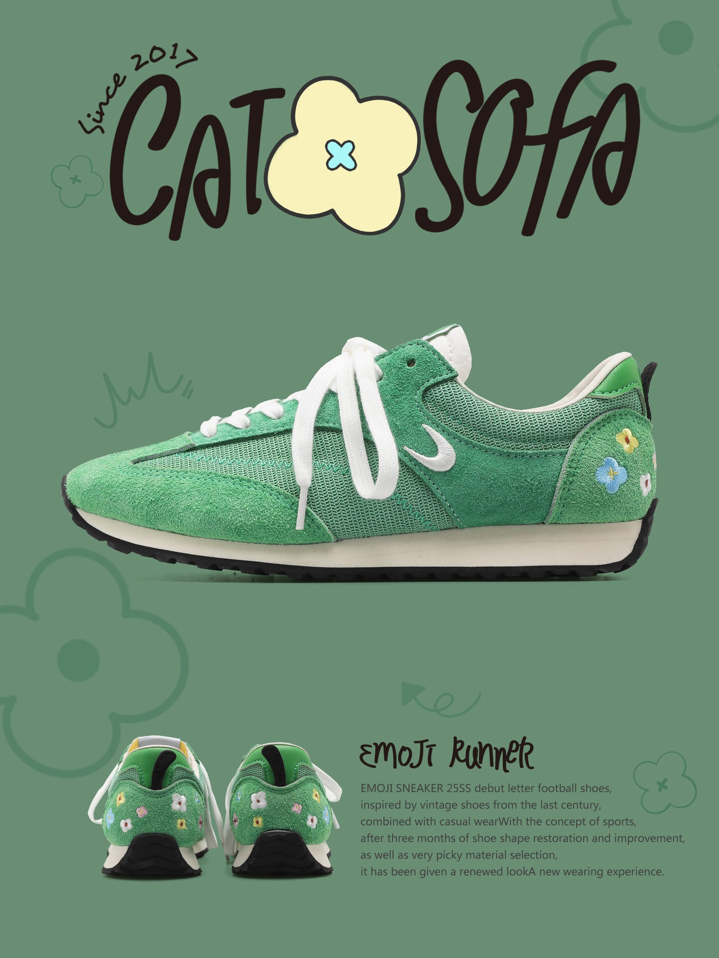 Cat&Sofa Daffodil Outdoor Sneakers