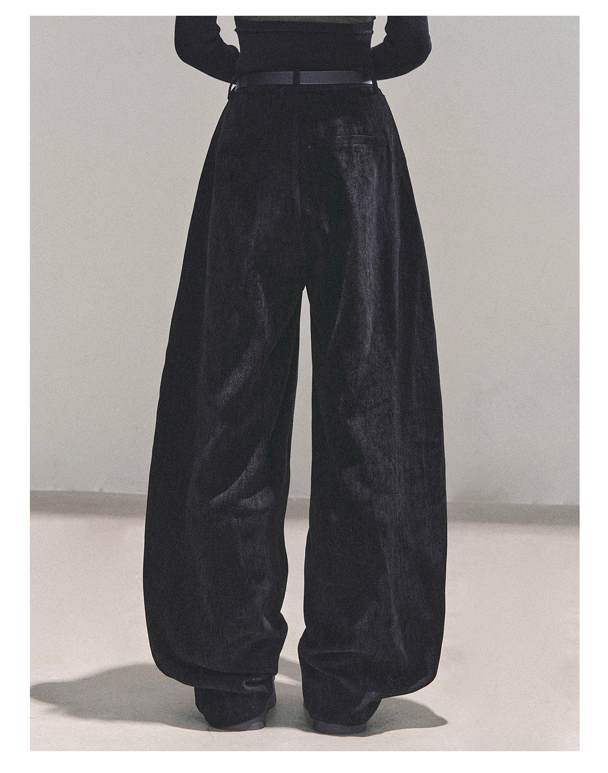 ShaoYeYan Sunset & Glance Wide-Leg Pants