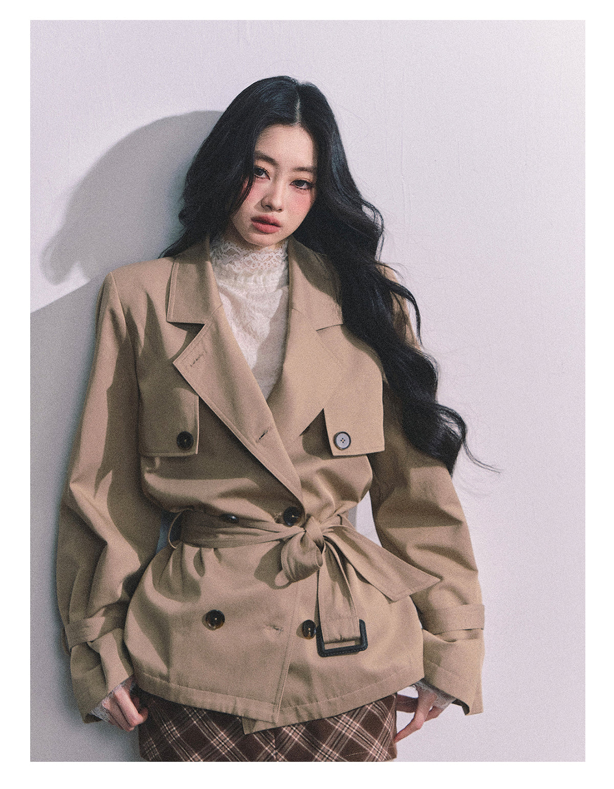ShaoYeYan Herli Heiress Loose Fit Trench Coat