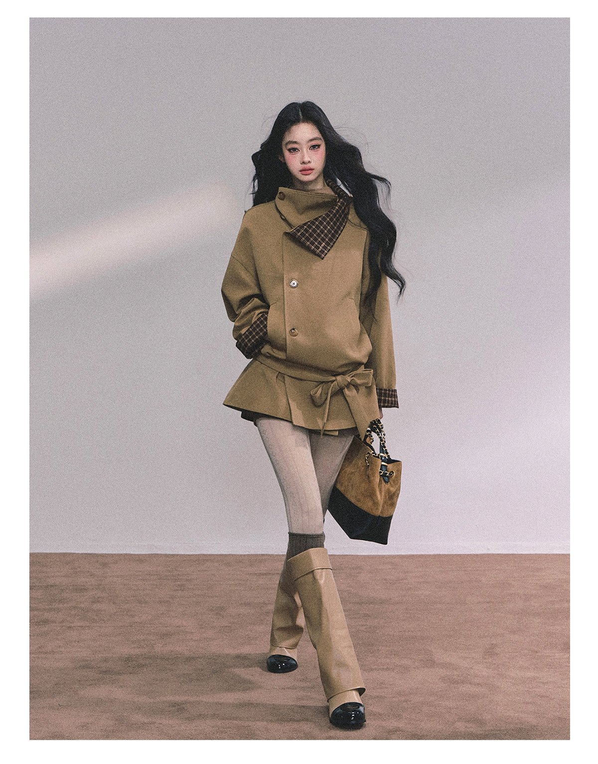 ShaoYeYan Vienna Trench Coat French British Style Luxury Blazer