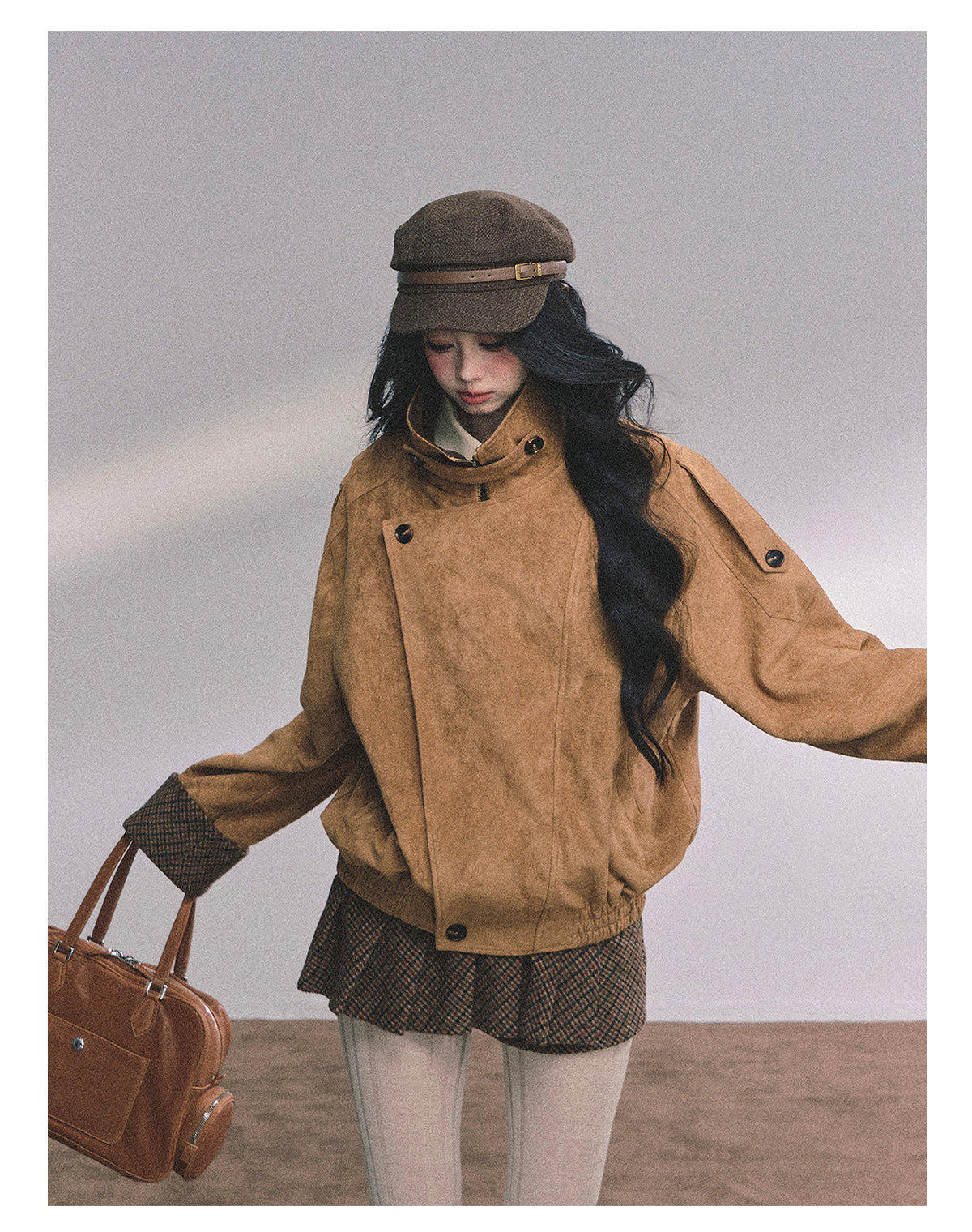 ShaoYeYan Hazelnut Warm Velvet Premium Suede Set