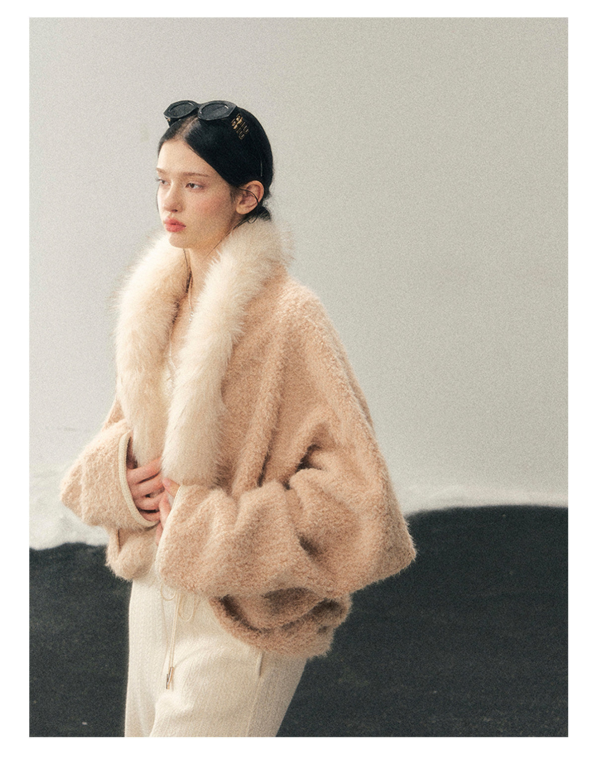 ShaoYeYan Aomalm Velvety Sigh French Plush Coat