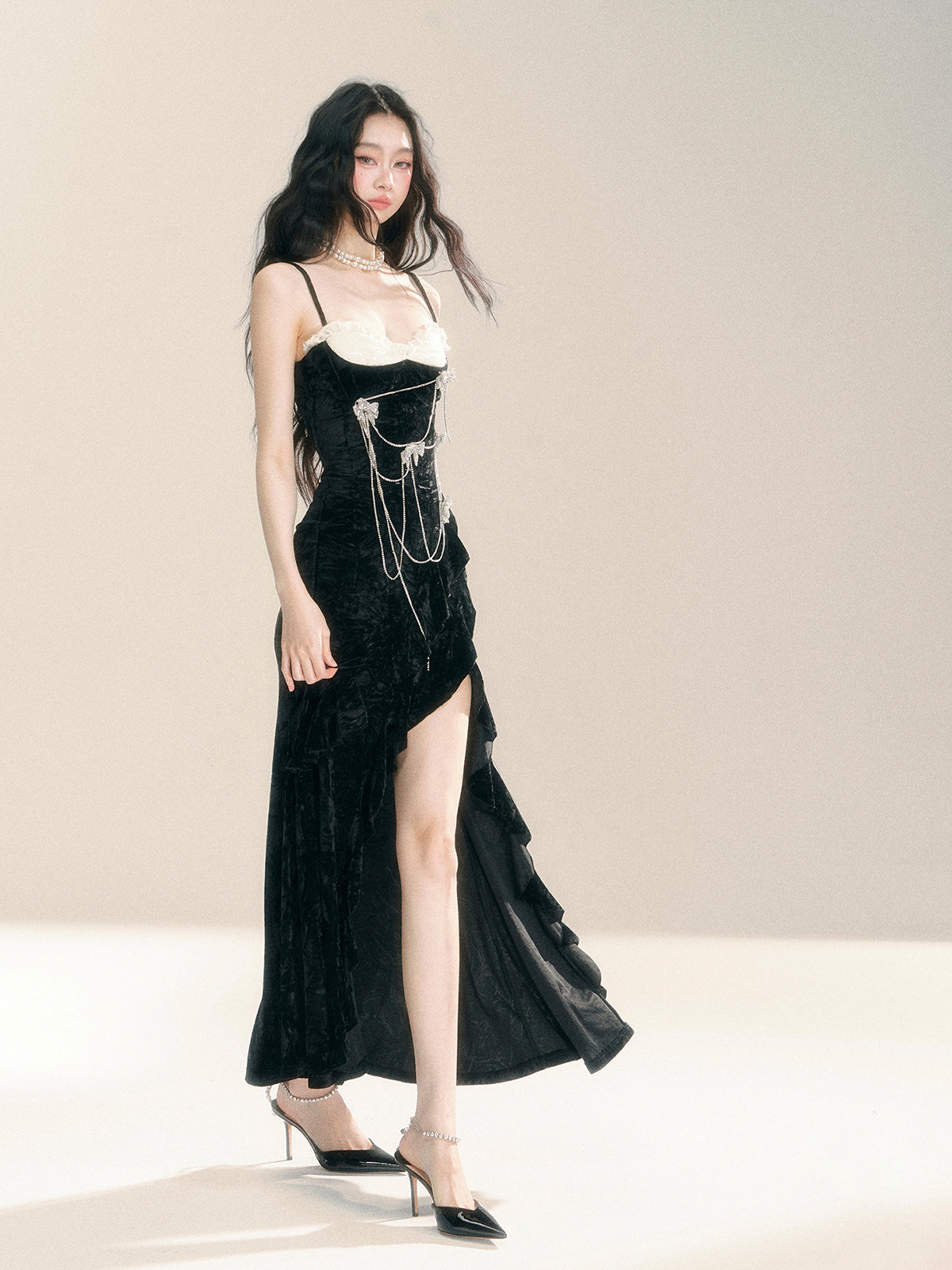 SHAOYEYAN Lady Bird High-Slit Maxi Dress