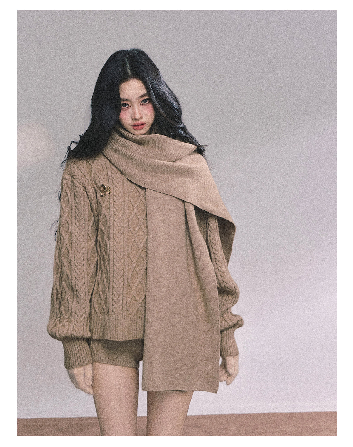 ShaoYeYan Zurich Exchange Student Korean Lazy Style Set