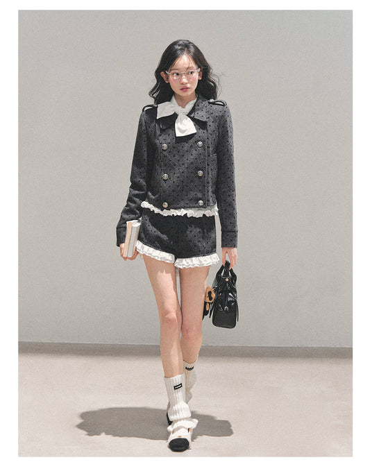 ShaoYeYan Memory Reef Wool Polka Dot Set