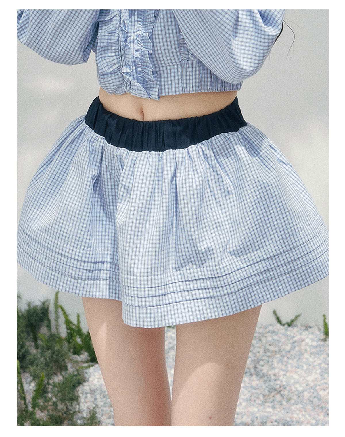 ShaoYeYan Aomalm British Style Plaid Academia Set