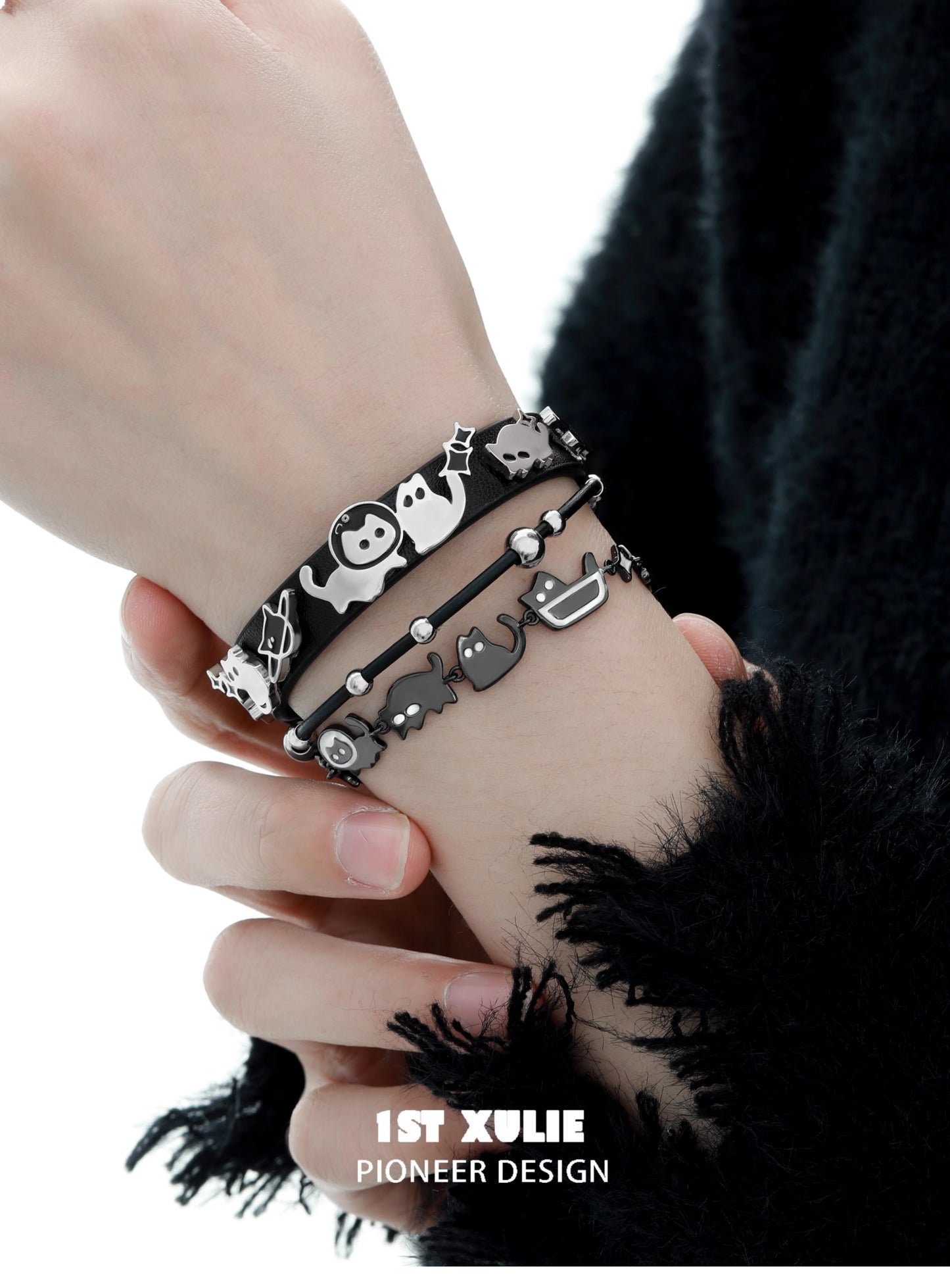 1ST XULIE Night Owl Cat Bracelet