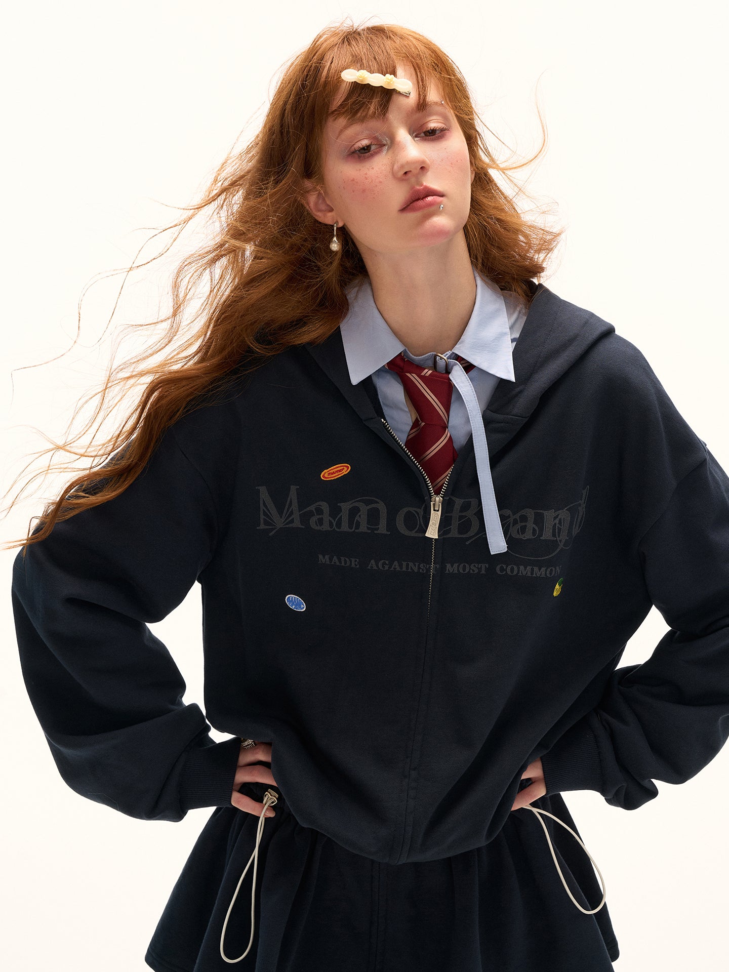 MAMC Washed Logo Hoodie Dress