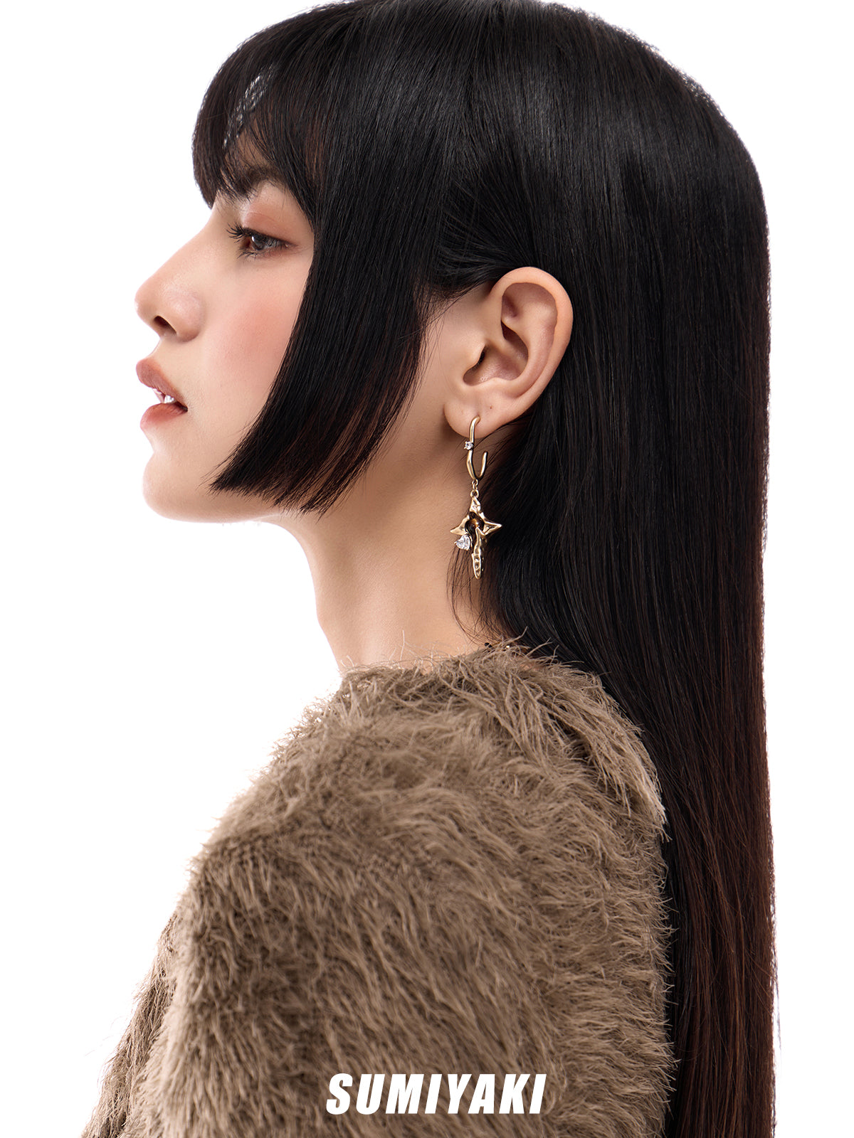SUMIYAKI Desert Wind Necklace & Dangling Earrings