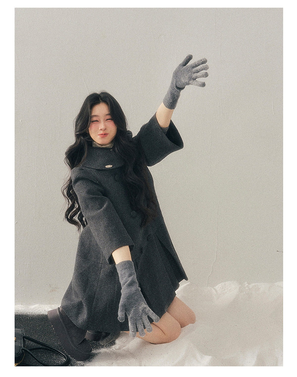 ShaoYeYan Aomalm Luxembourg Heiress Elegant Wool Coat