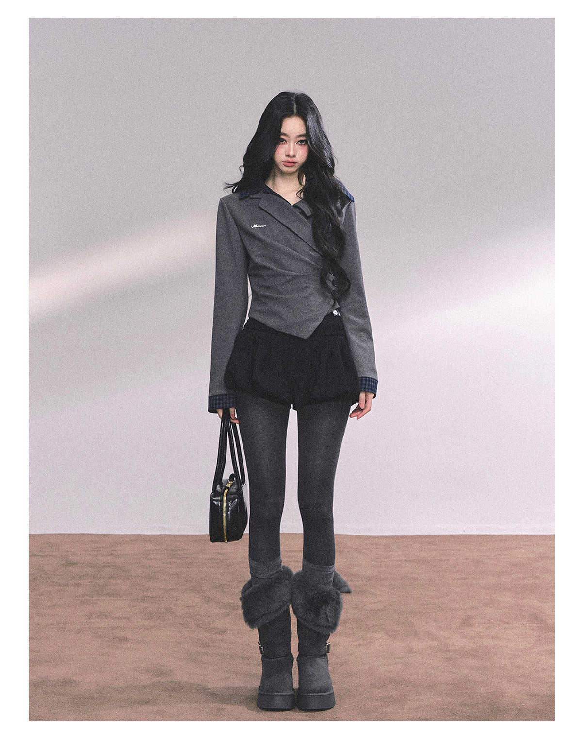 ShaoYeYan Aussie Junior Fake Two-Piece American Polo Shirt