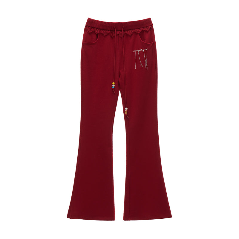 MAMC Low-Rise Flared Pants