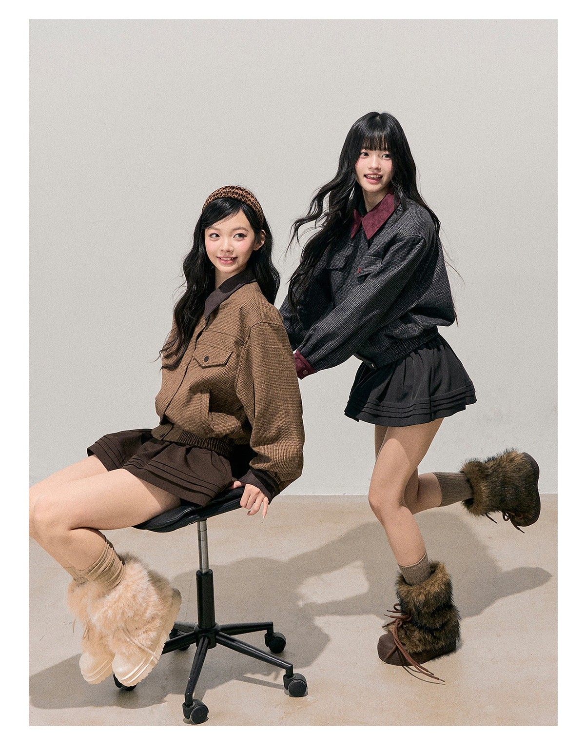 ShaoYeYan Aomalm As the Wutong Leaves Fall Audrey-Style Wool Set