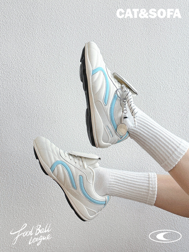 Cat&Sofa Retro Football Sneakers