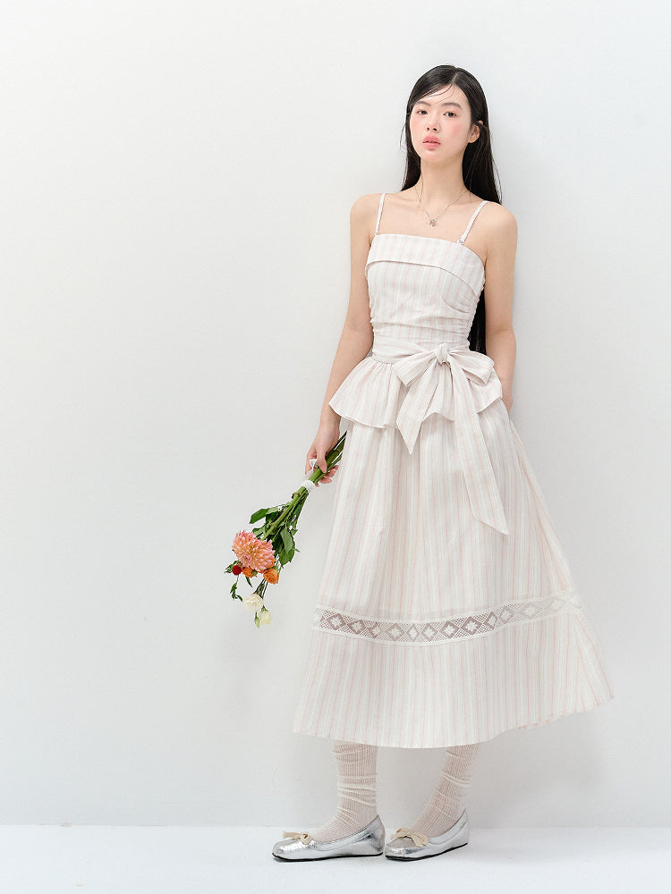 ANNATTO Sheer Cherry Blossom Dress