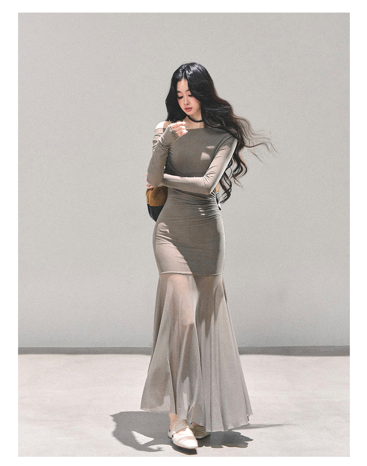 ShaoYeYan Slender Silhouette Cold Rich Girl Dress