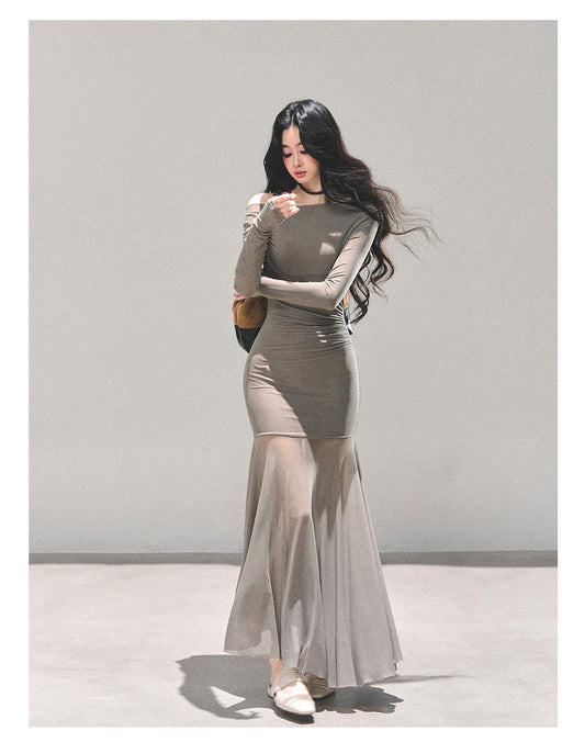 ShaoYeYan Slender Silhouette Cold Rich Girl Dress