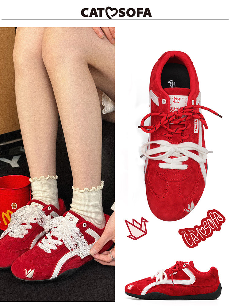 Cat&Sofa Emoji-Lab Origami Crane Racing Sneakers
