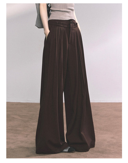 ShaoYeYan Fluid Lazy Pants