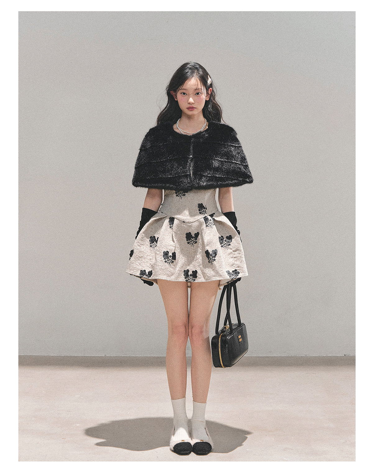 ShaoYeYan Aomalm Moss Whispers Two-Piece Dress