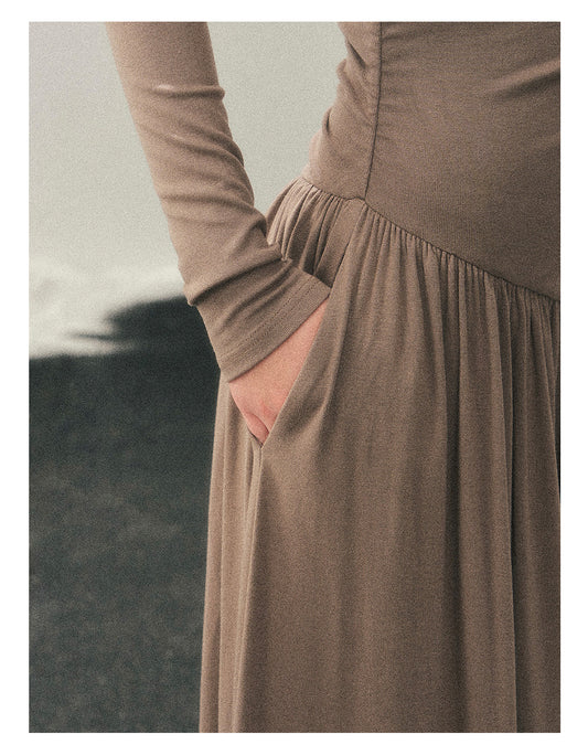 ShaoYeYan Aomalm Pure Heart Reflects Snow French Chic Dress