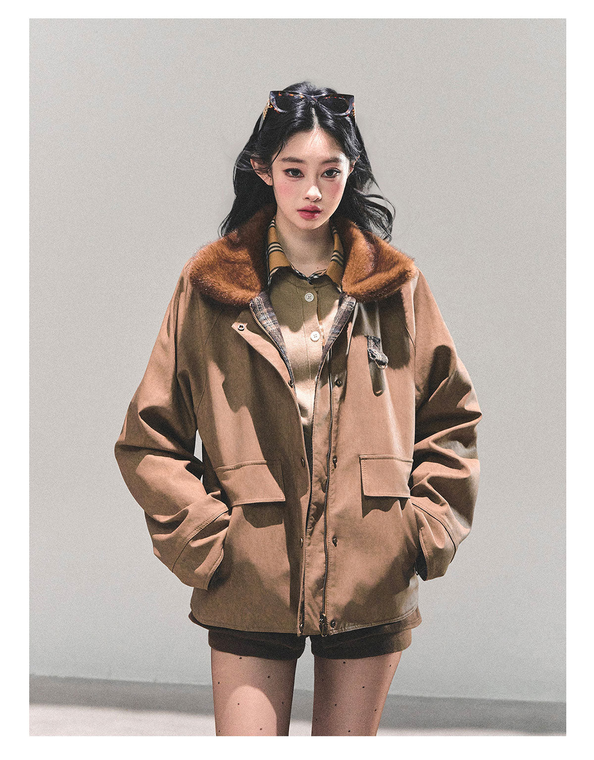 ShaoYeYan Unsent Letter Fake Two-Layer Knit T-Shirt