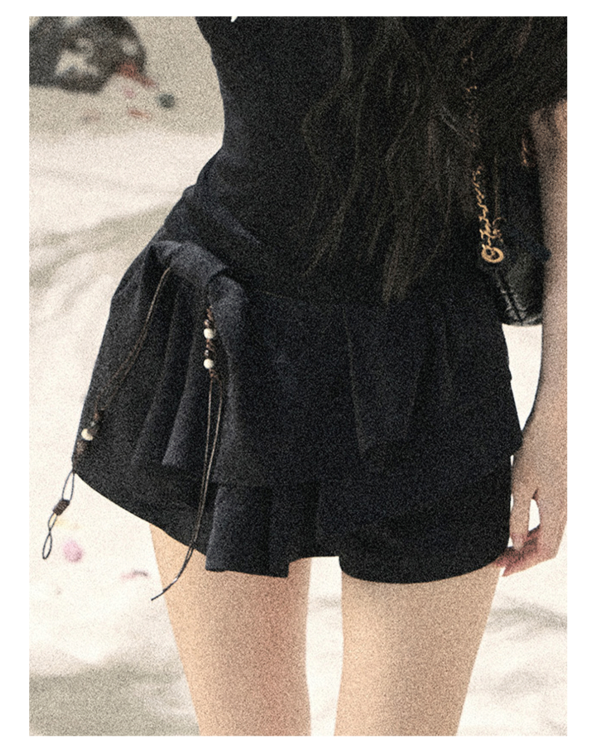 ShaoYeYan Aomalm Layered Ruffles French Skort