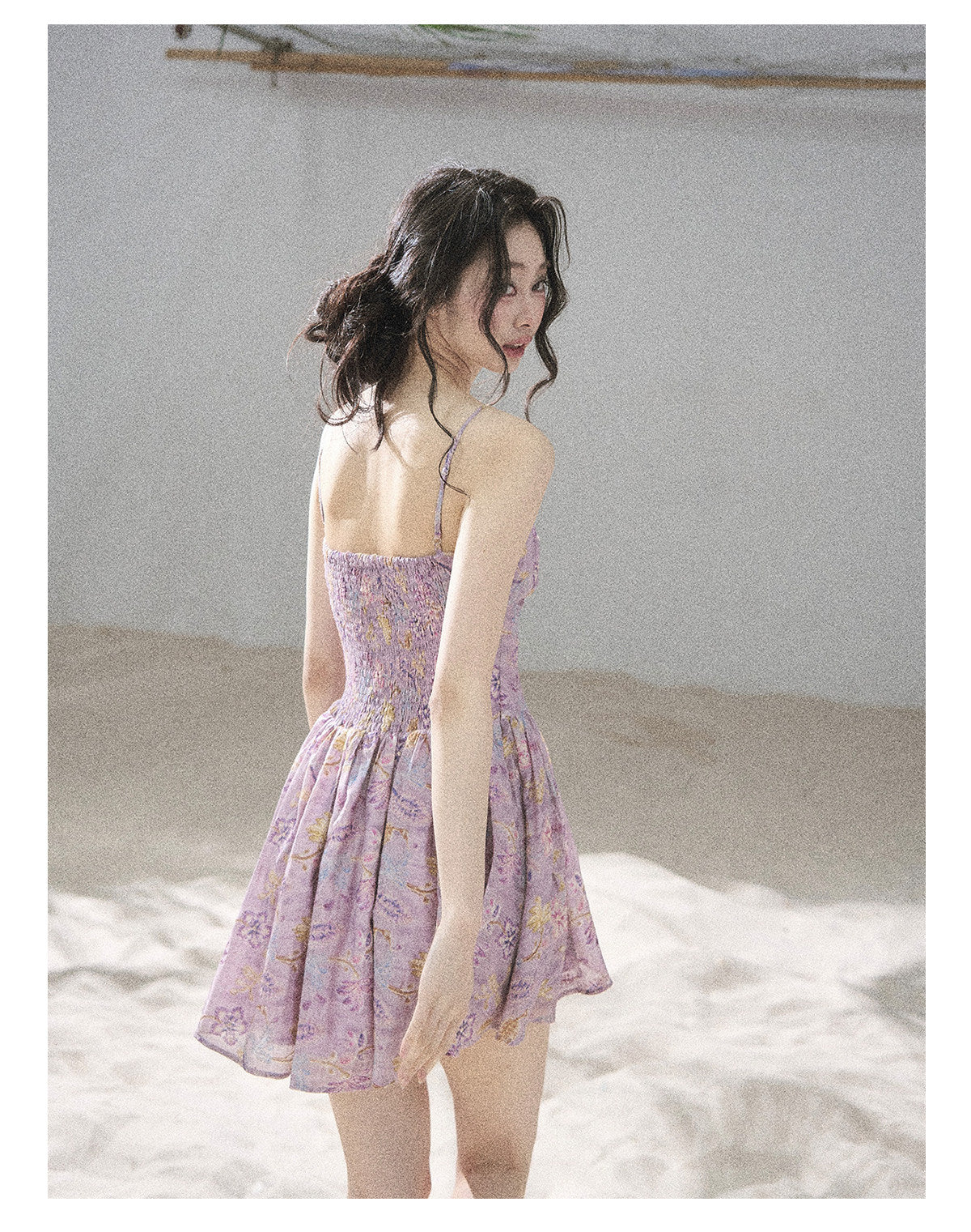 ShaoYeYan Aomalm Scent of Iris Dopamine French Cami Dress