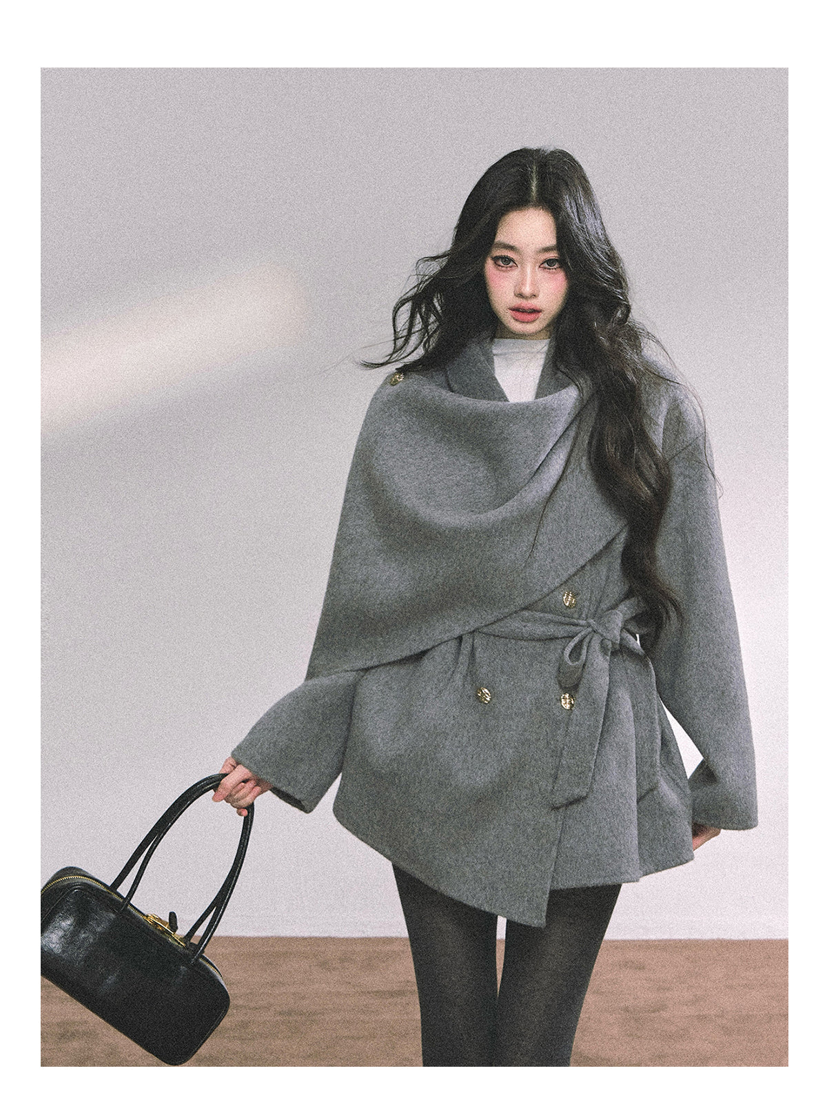 ShaoYeYan Winter Basel French Style Wool Coat