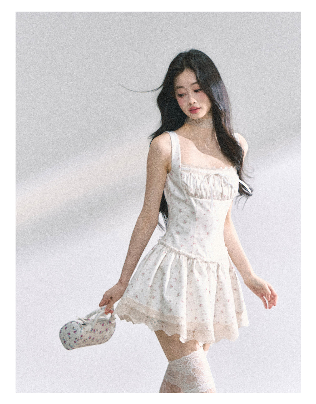 SHAOYEYAN French Lace Babydoll Dress