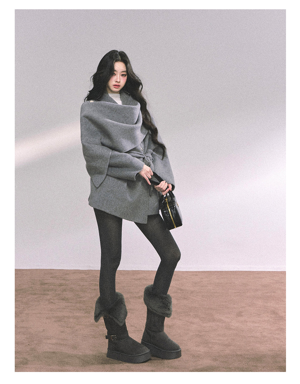 ShaoYeYan Winter Basel French Style Wool Coat