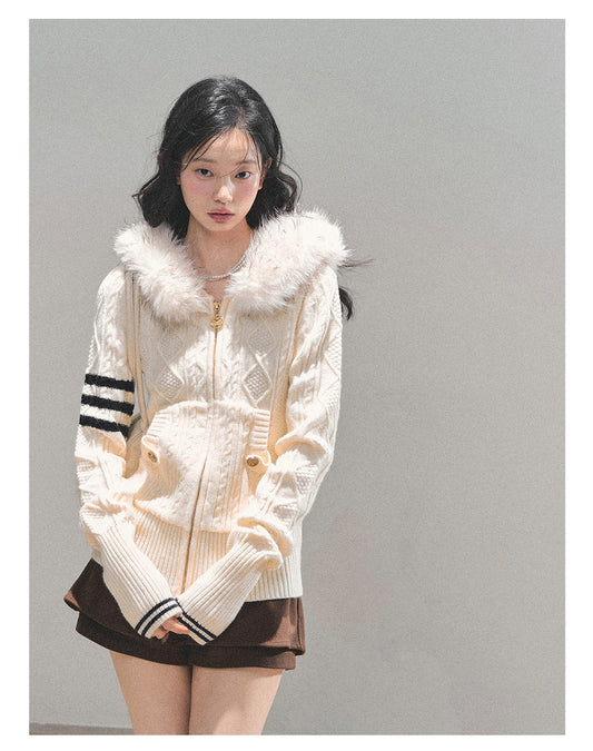 ShaoYeYan Only She Walked By Hooded Sweater