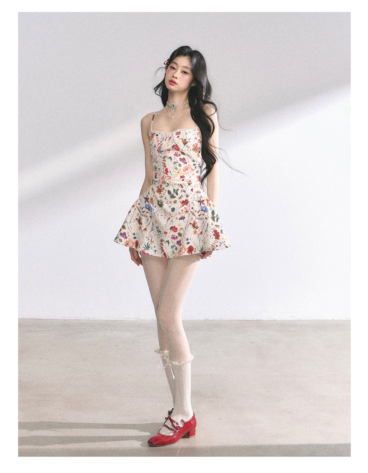 SHAOYEYAN French Floral Lace Sundress