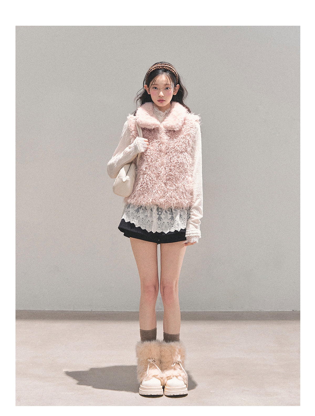 ShaoYeYan Aomalm Dream's Warmth Reversible Faux Fur Coat