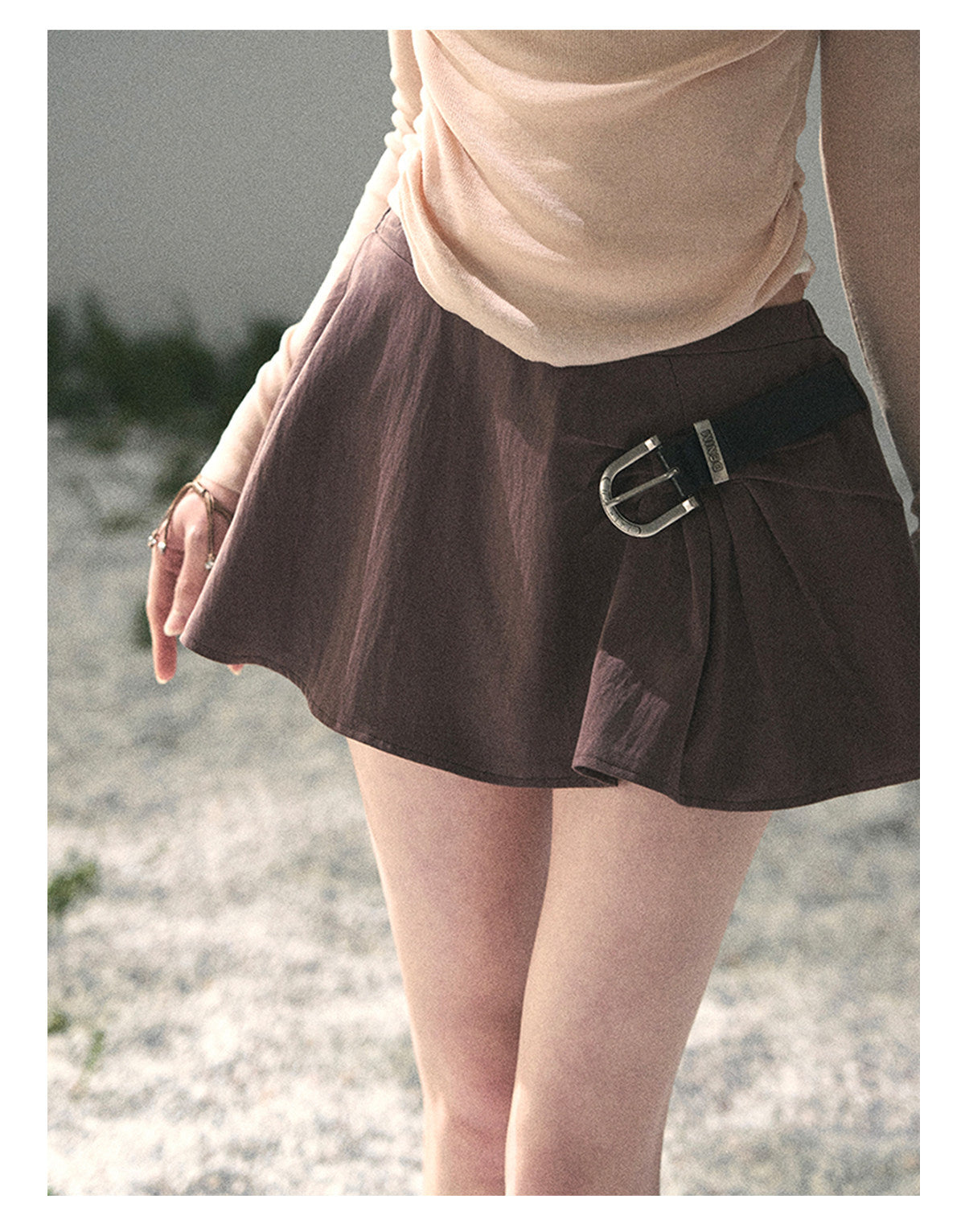 ShaoYeYan Aomalm Corridor Wind Chimes French Sweet A-Line Skirt
