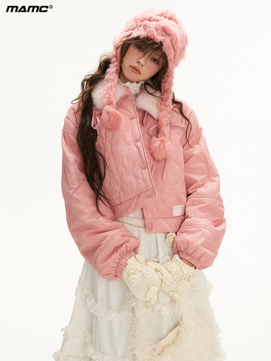 MAMC Bow-Trim Puffer Jacket