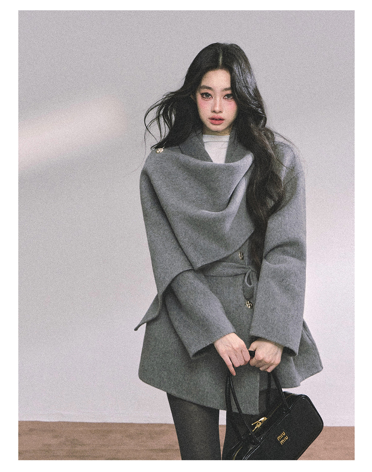 ShaoYeYan Winter Basel French Style Wool Coat