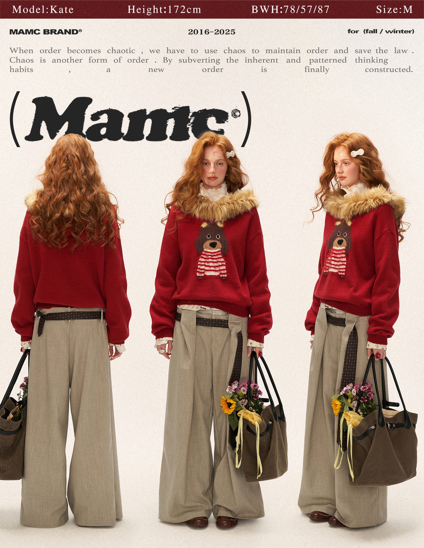 MAMC Cute Dog Fur Hoodie Sweater